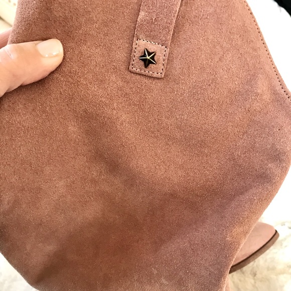 Shoes - Pink Suede Boots✨